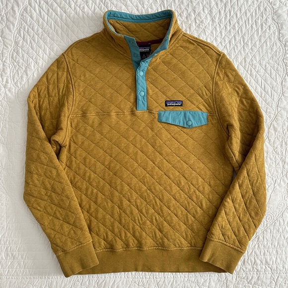 Patagonia Men's Organic Cotton Quilt Snap-T Pullover Tapenade 25371 Sz Small - Picture 12 of 12